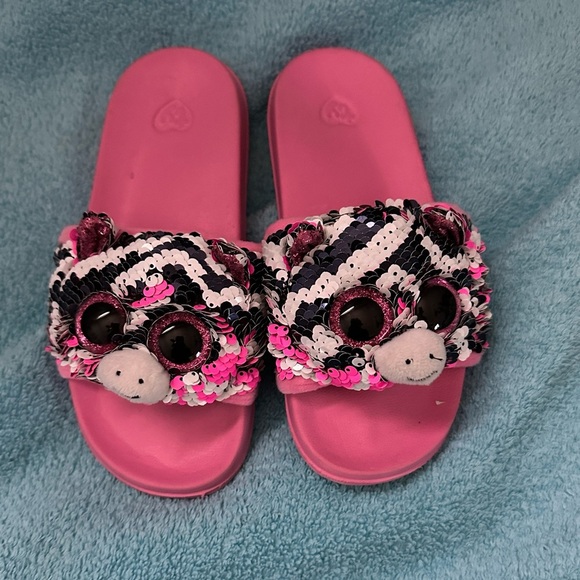Ty Beanie Boos Sequin Sandal/Slipper- SZ 1-3 - Picture 2 of 5